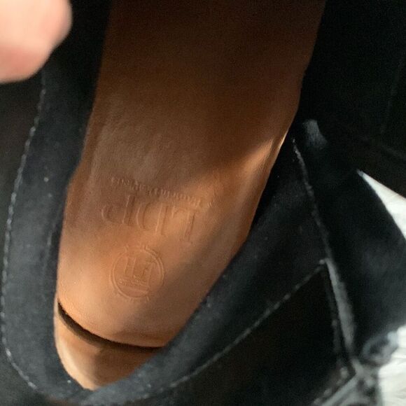 L'Amour Des Pieds, the Hesper Suede Chukka Booties black size 11 m women’s - Picture 6 of 6